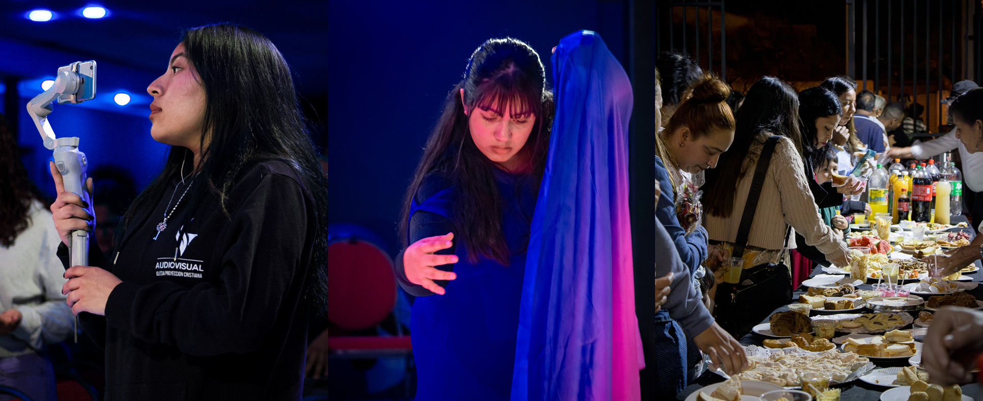 Personas sirviendo en distintos ministerios de IPROYEC